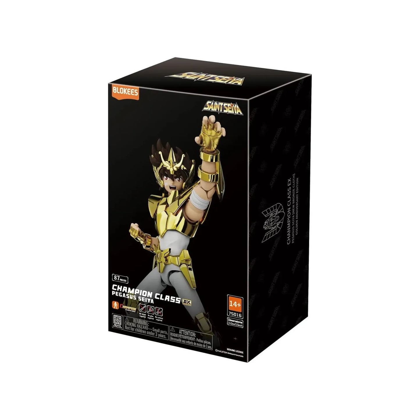 Saint Seiya Champion Class EX: Pegasus Seiya Bronze Cloth Gold 75016 [Edicion CCXP26]