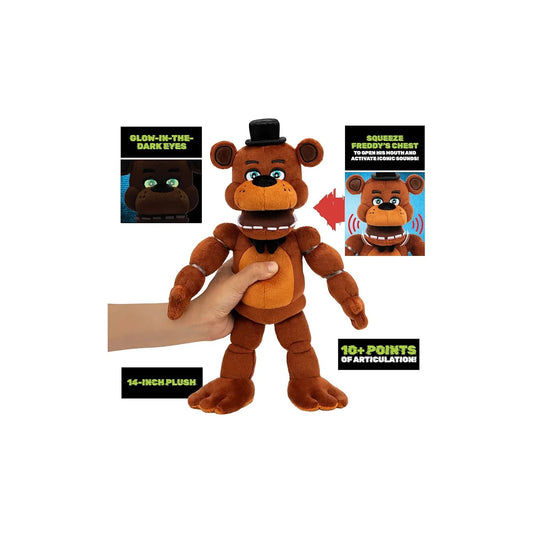 Peluche Freddy Interactivo con Articulacion - Five Nights at Freddys - Jazwares