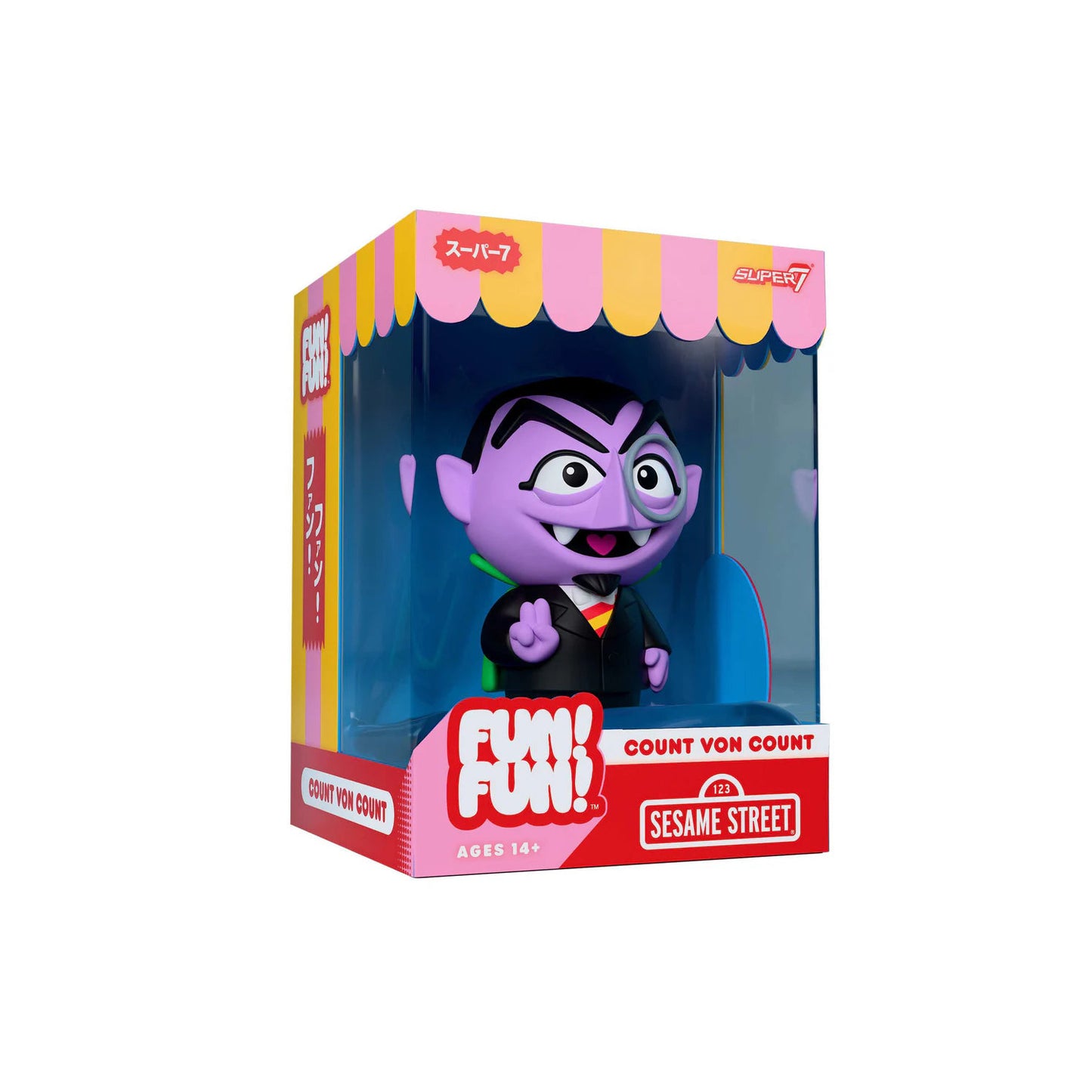 Figura El Conde Contar - Plaza Sesamo - Super7 Fun Fun