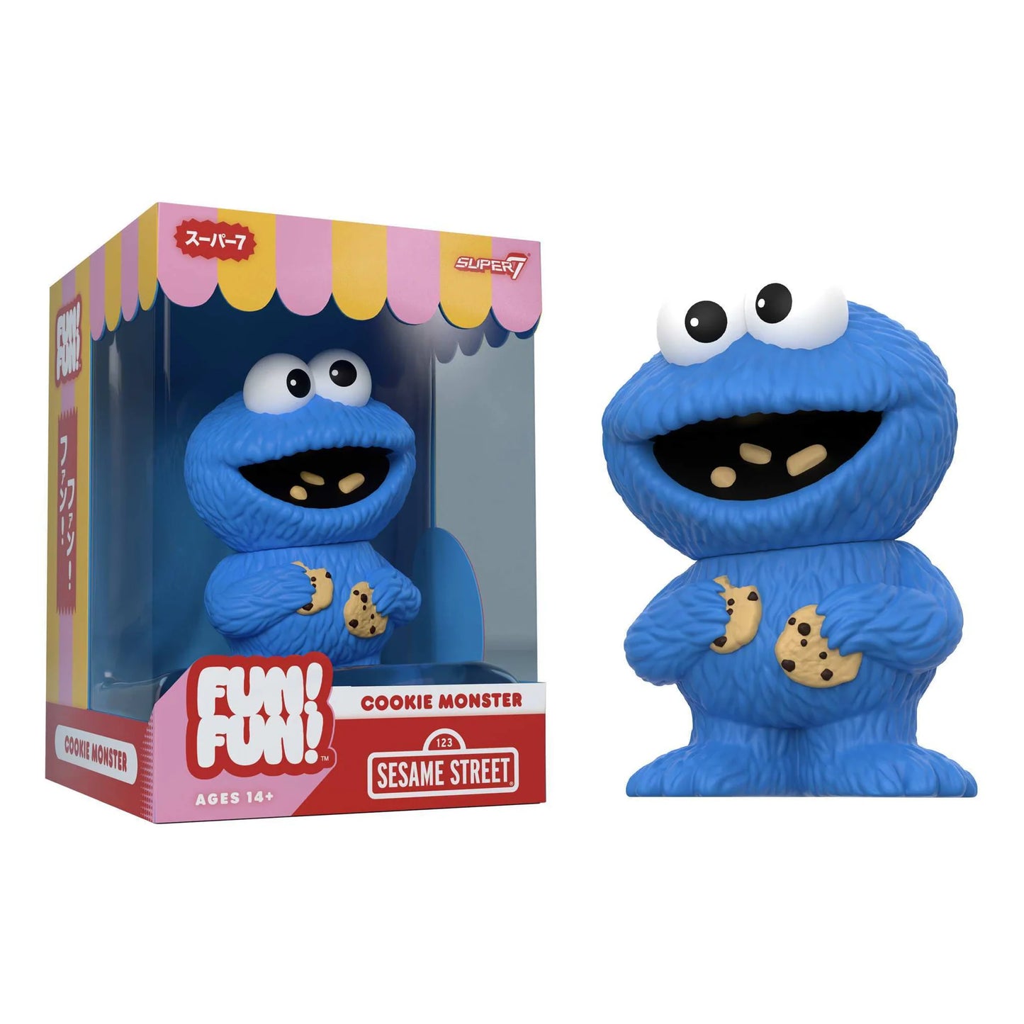 Figura Monstruo come Galletas - Plaza Sesamo - Super7 Fun Fun