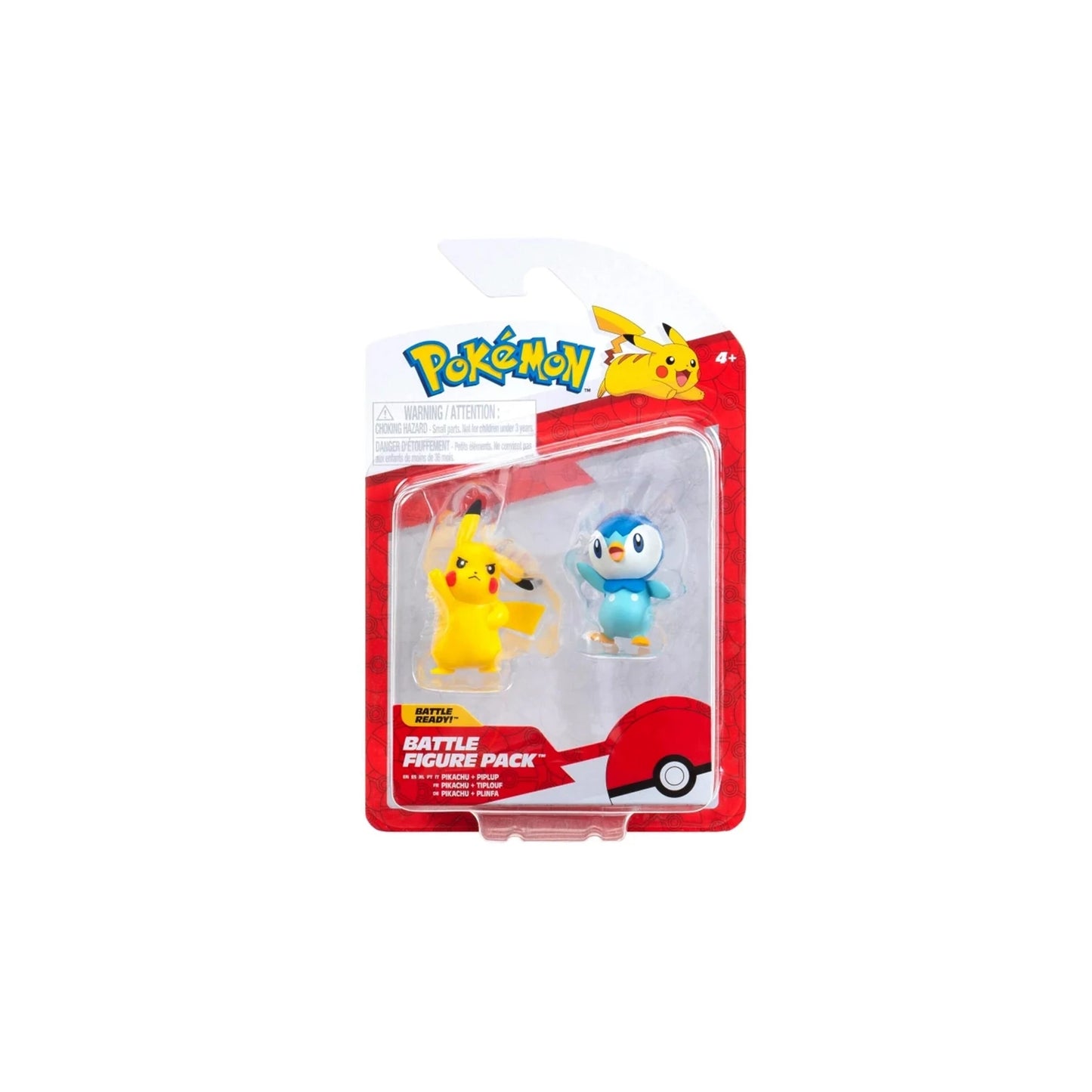 Pikachu & Piplup Battle Figure Pack