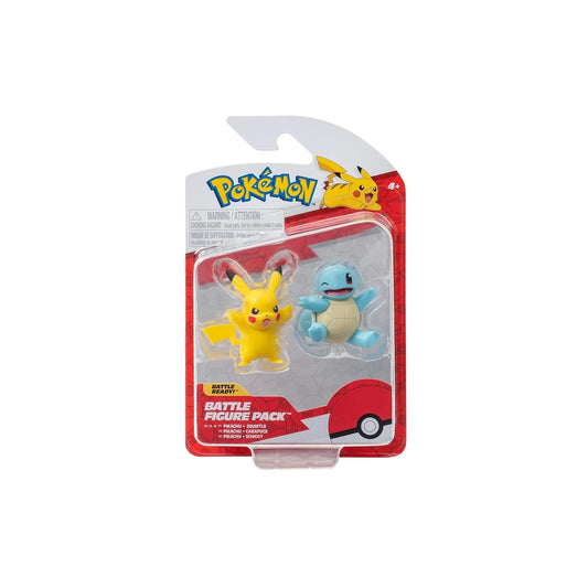 Pikachu & Squirtle Battle Figure Pack