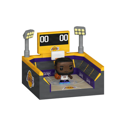 Lakers con LeBron James - Arena - Funko Bitty Pop Town