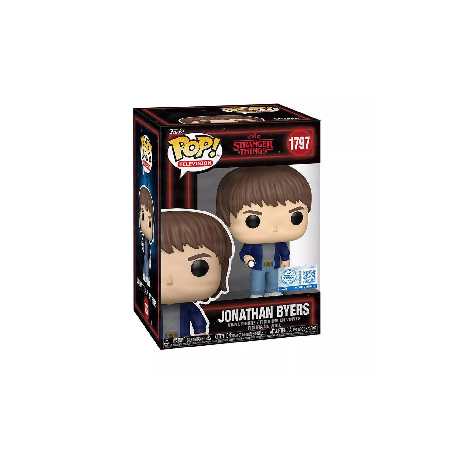 Jonathan Byers - Netflix Stranger Things 1797 - Funko Pop [EDICION ESPECIAL]