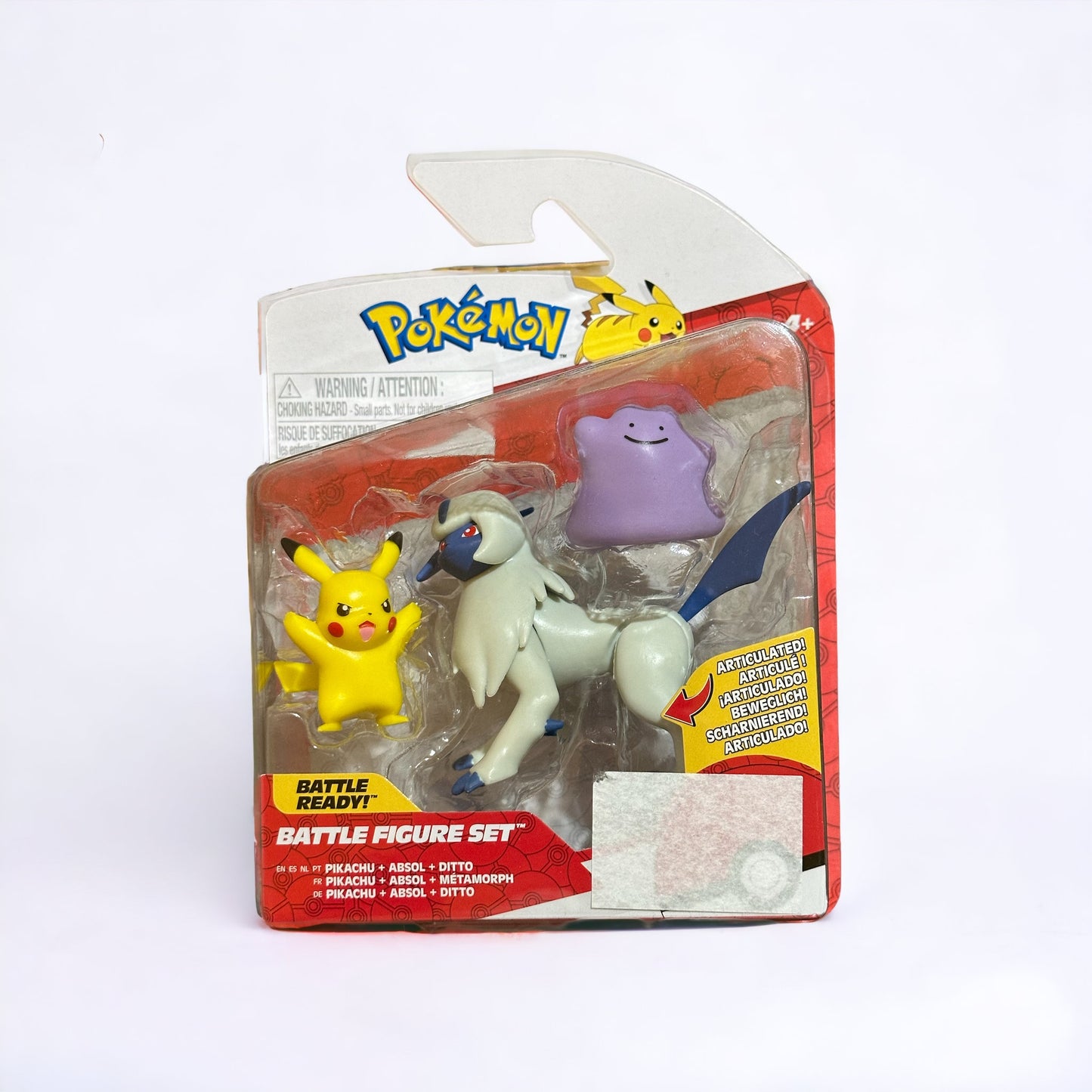 Pikachu, Absol & Ditto Battle Figure Set