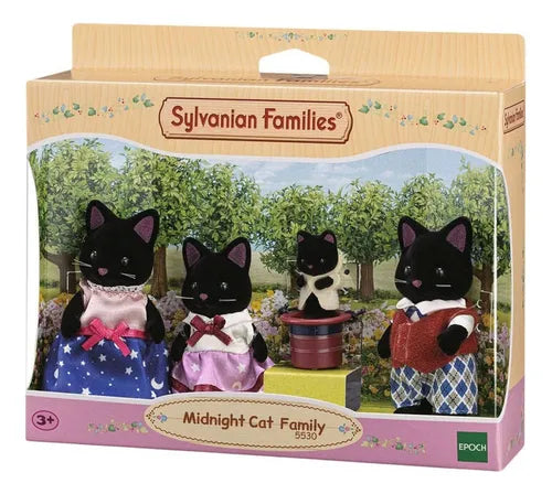 Midnight Cat Family - Sylvanian Families