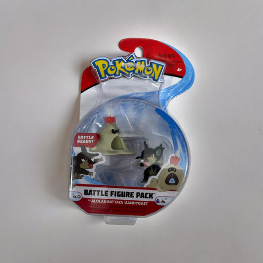 Alolan Rattata & Sandygast Battle Figure Pack