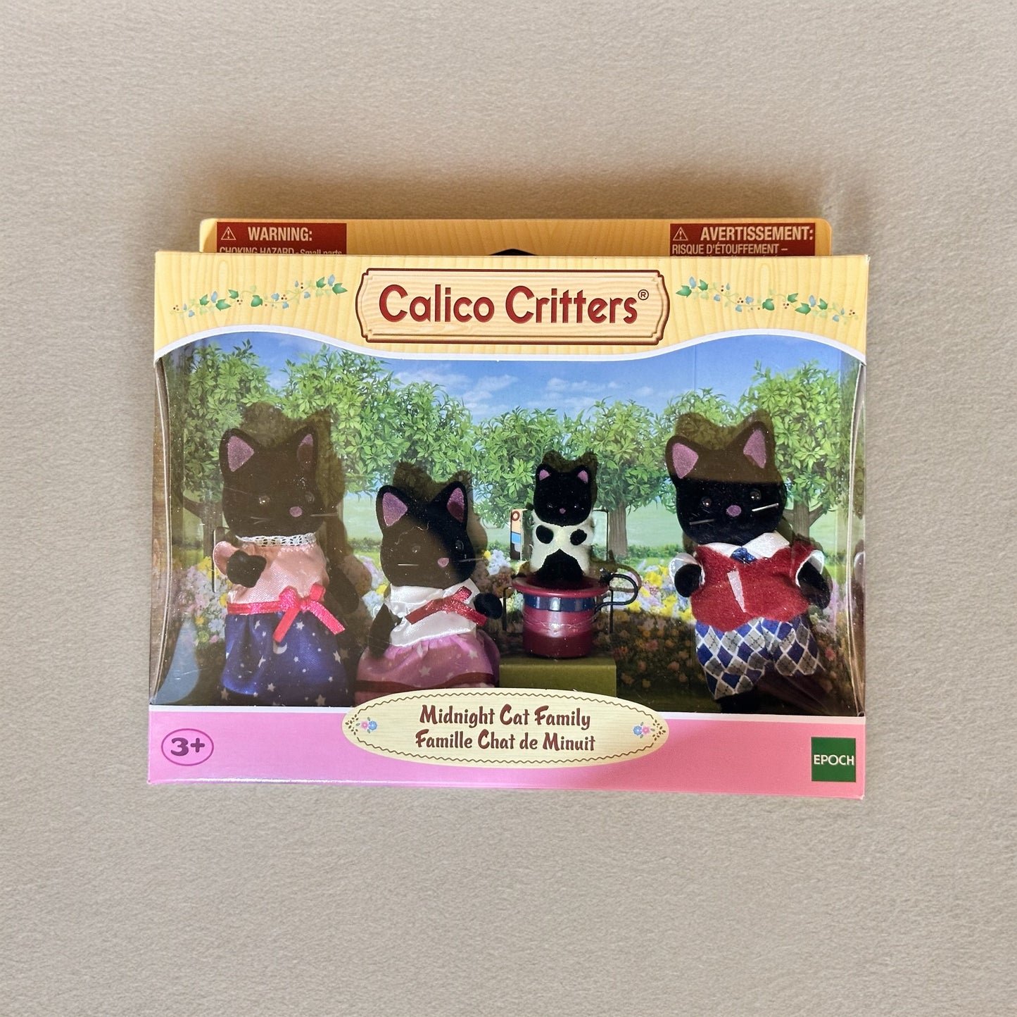 Midnight Cat Family - Calico Critters