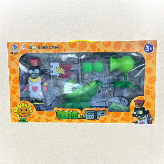 Set lanzaguizantes verdes vs Zombie Baraja - Plants vs Zombies