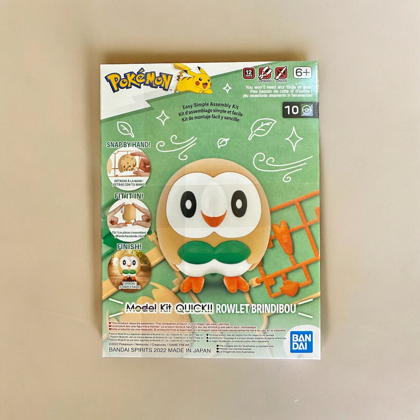 Rowlet Bandai Plamo