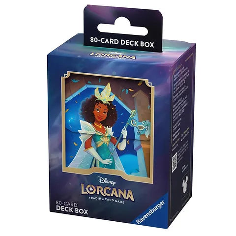 Deck Box Tiana (Celebrating Princess) para 80 cartas - Disney Lorcana