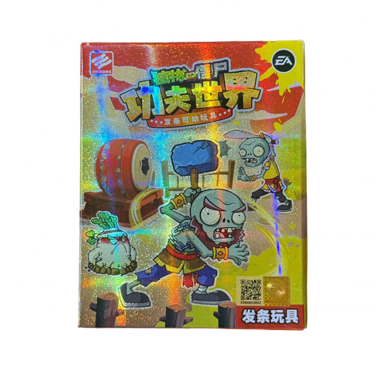 Figura sorpresa blind box Kun Fu World - Plantas vs Zombies
