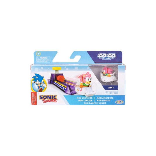 Mini Launcher Amy Go-Go Racers - Sonic the Hedgehog - Jakks