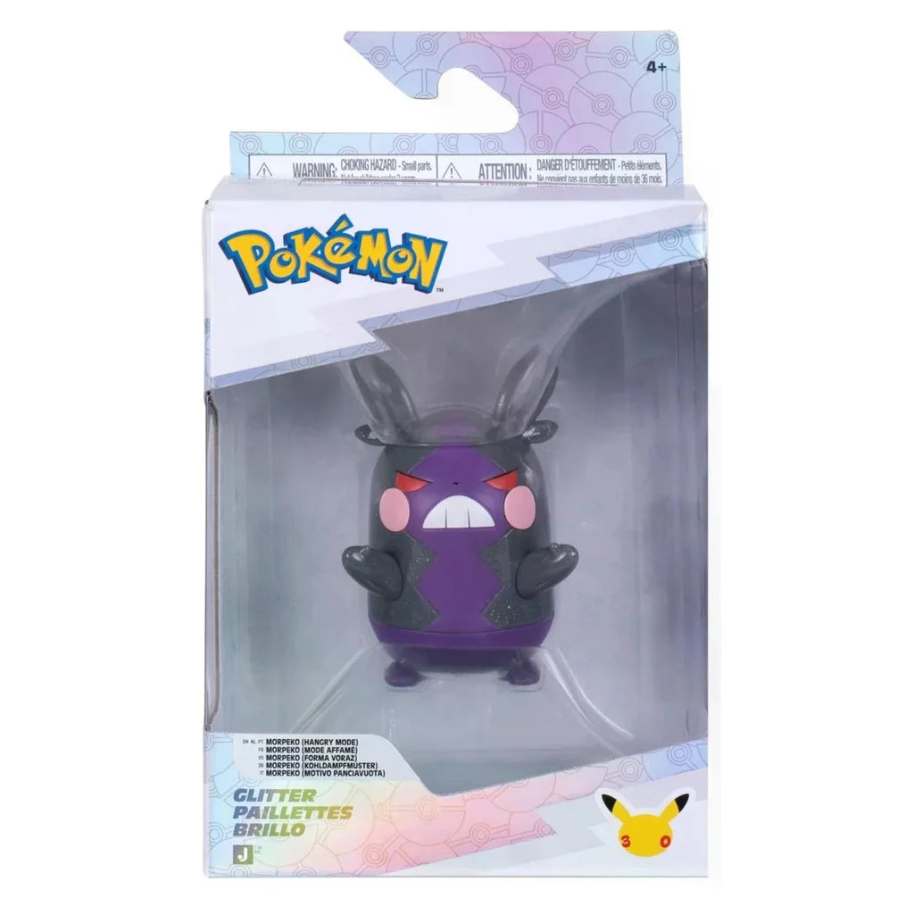 Figura Pokemon (Forma Voraz) 30th Aniversario Morpeko - Jazwares