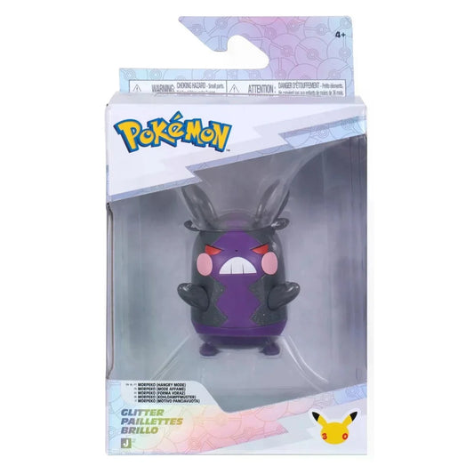 Figura Pokemon (Forma Voraz) 30th Aniversario Morpeko - Jazwares