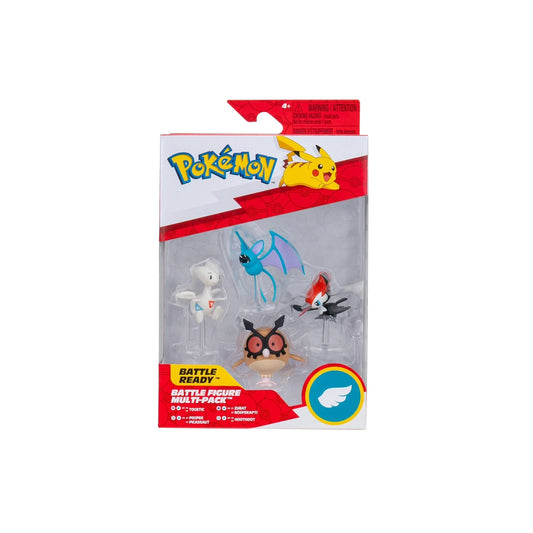 Togetic, Pikipek, Zubat & Hoothoot Battle Figure Multi-Pack