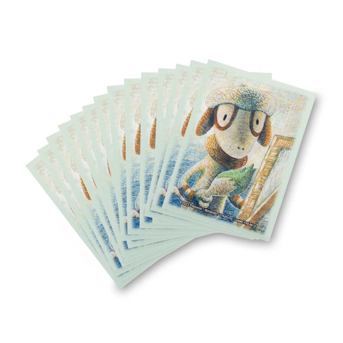 Smeargle Inspired by Self-Portrait as a Painter Card Sleeves (65 Sleeves) - Pokémon Center × Van Gogh Museum