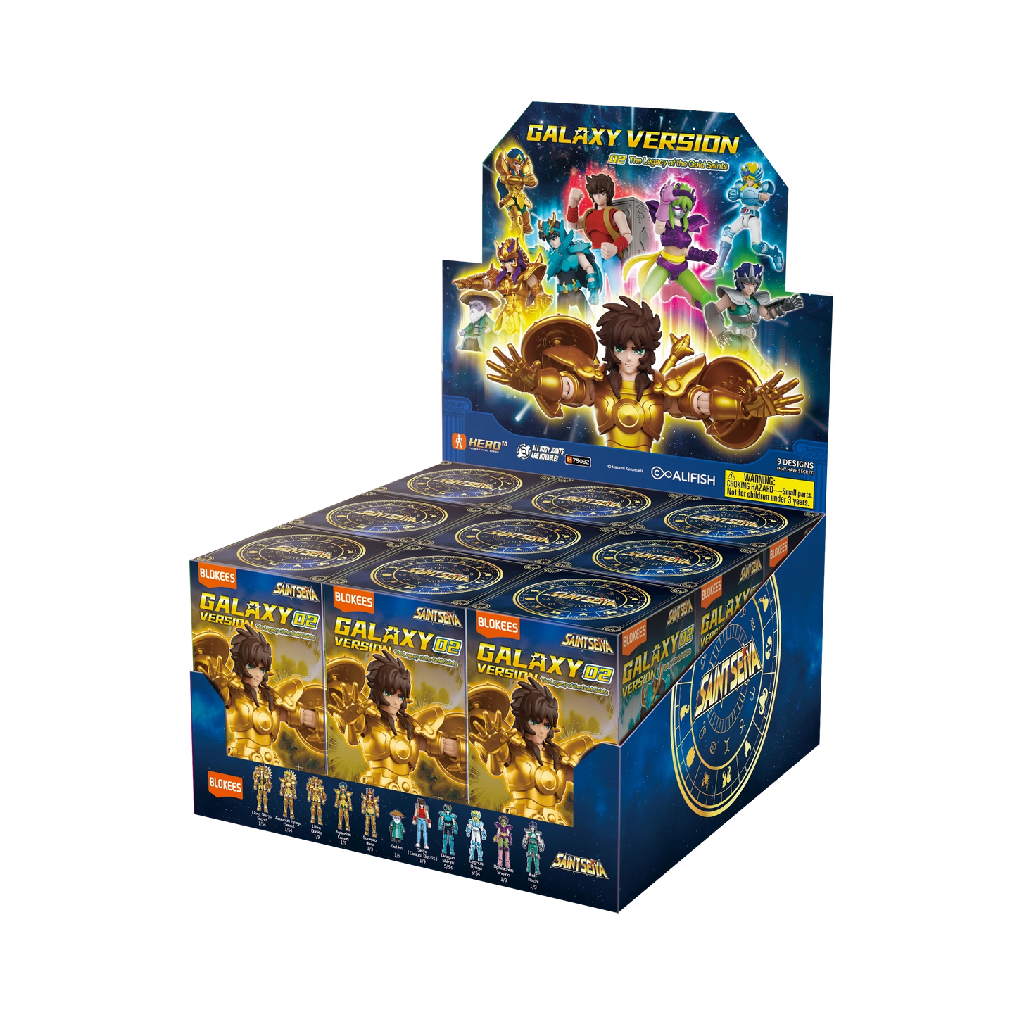 Figure Sorpresa Saint Seiya Galaxy Series: 02 The Legacy of the Gold Saints (1pz)