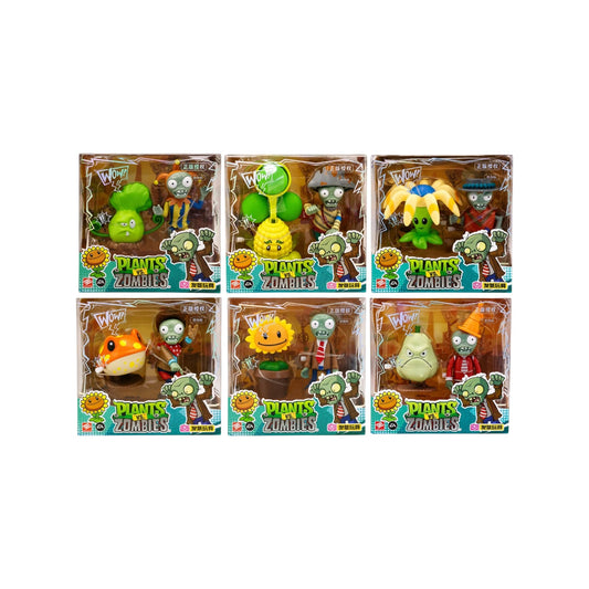Set de 2 Figuras - Plants vs Zombies (Varios Modelos)