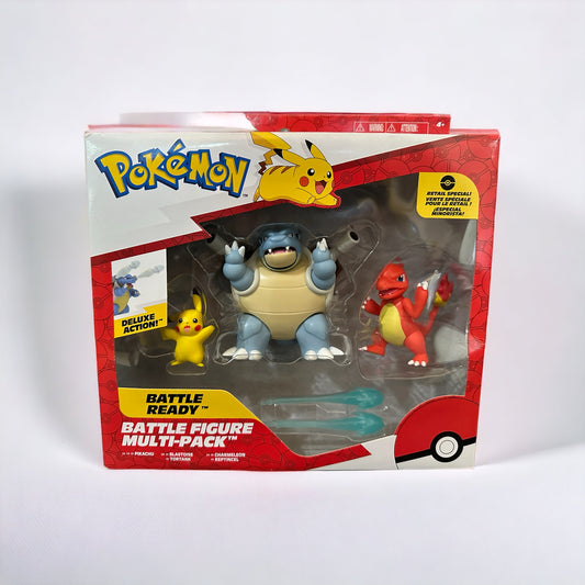 Pikachu, Blastoise & Charmeleon Battle Figure Multi-Pack