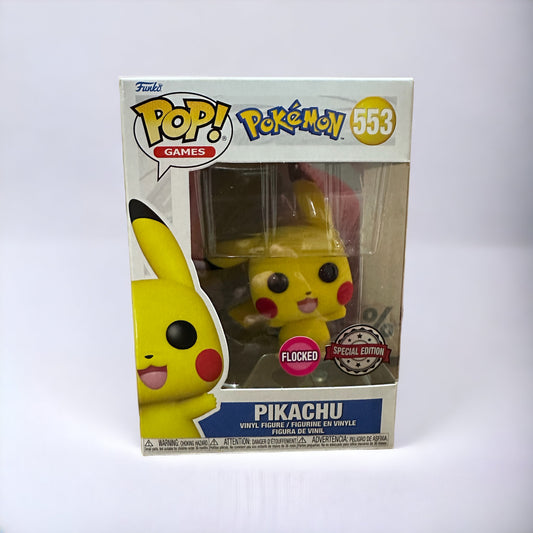 Pikachu (Flocked) 553 - Funko Pop