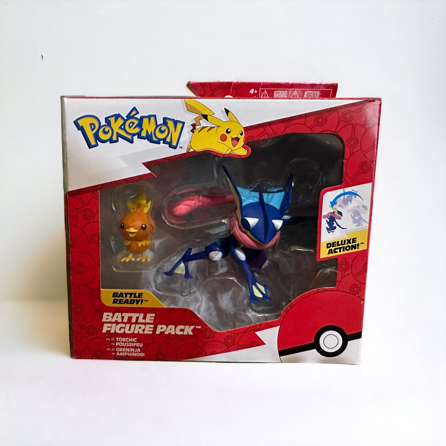 Greninja (accion de lujo) & Torchic Battle Figure Pack