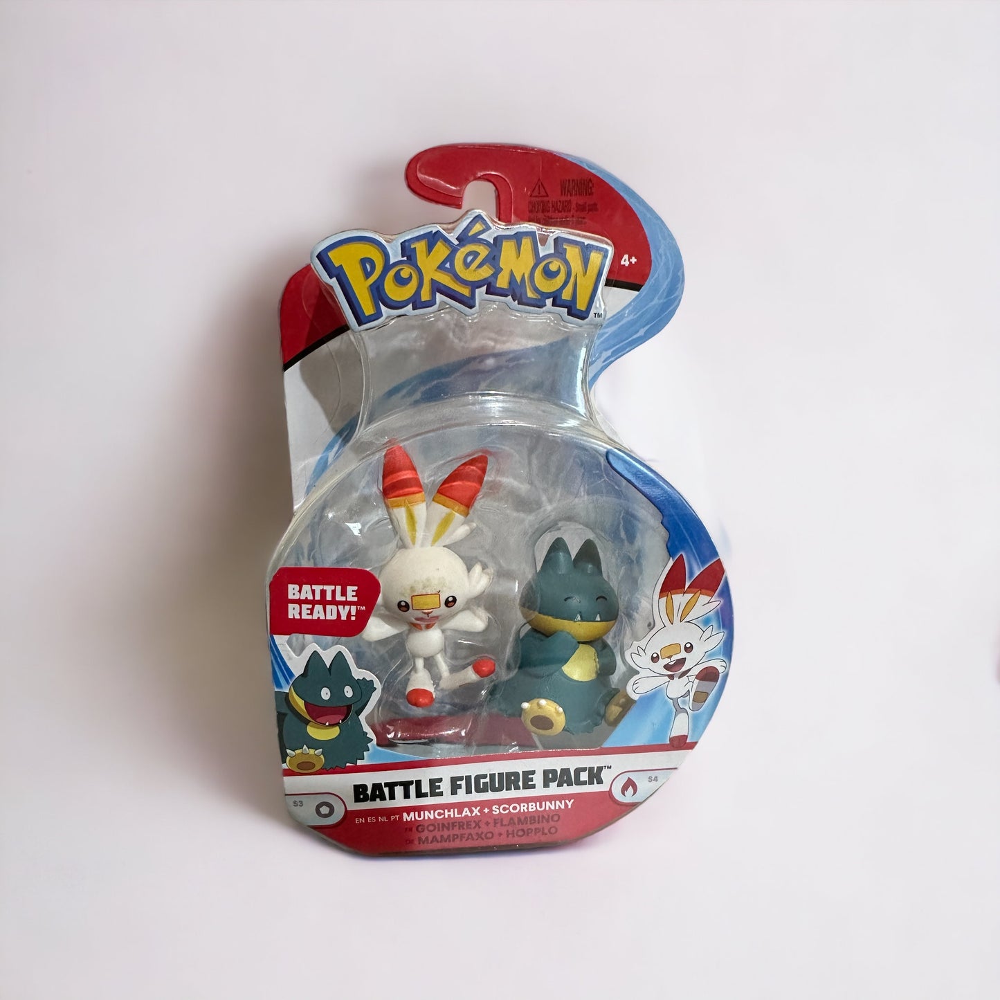 Munchlax & Scorbunny Battle Figure Pack