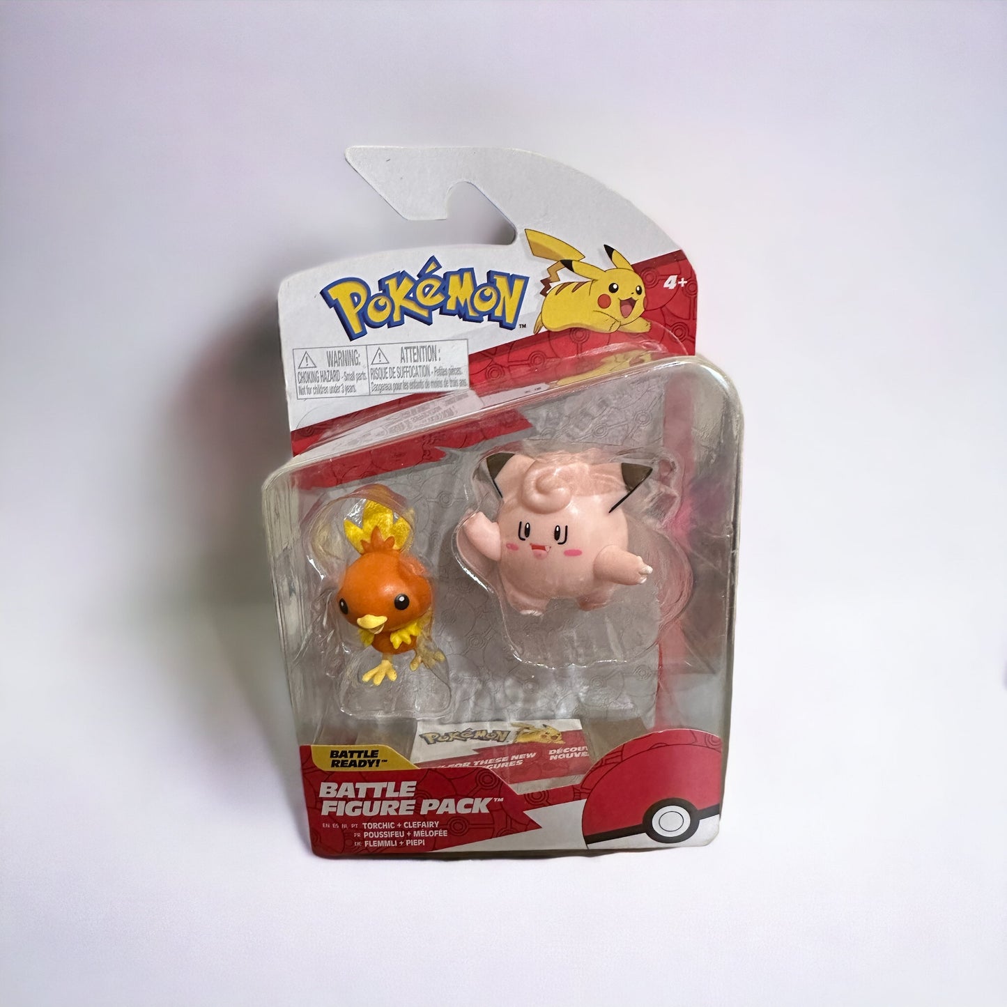 Torchic & Clefairy Battle Figure Pack