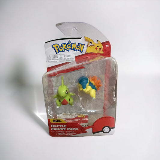 Cyndaquil & Larvitar Battle Figure Pack