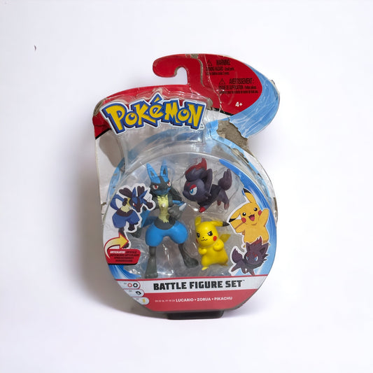 Lucario, Zorua & Pikachu Battle Figure Set