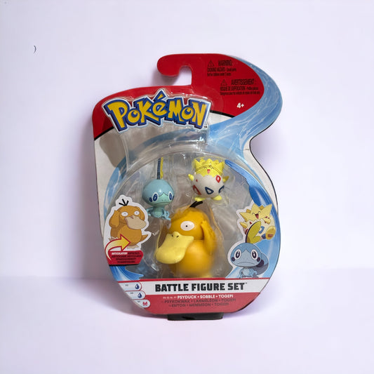 Psyduck, Sobble & Togepi Battle Figure Set