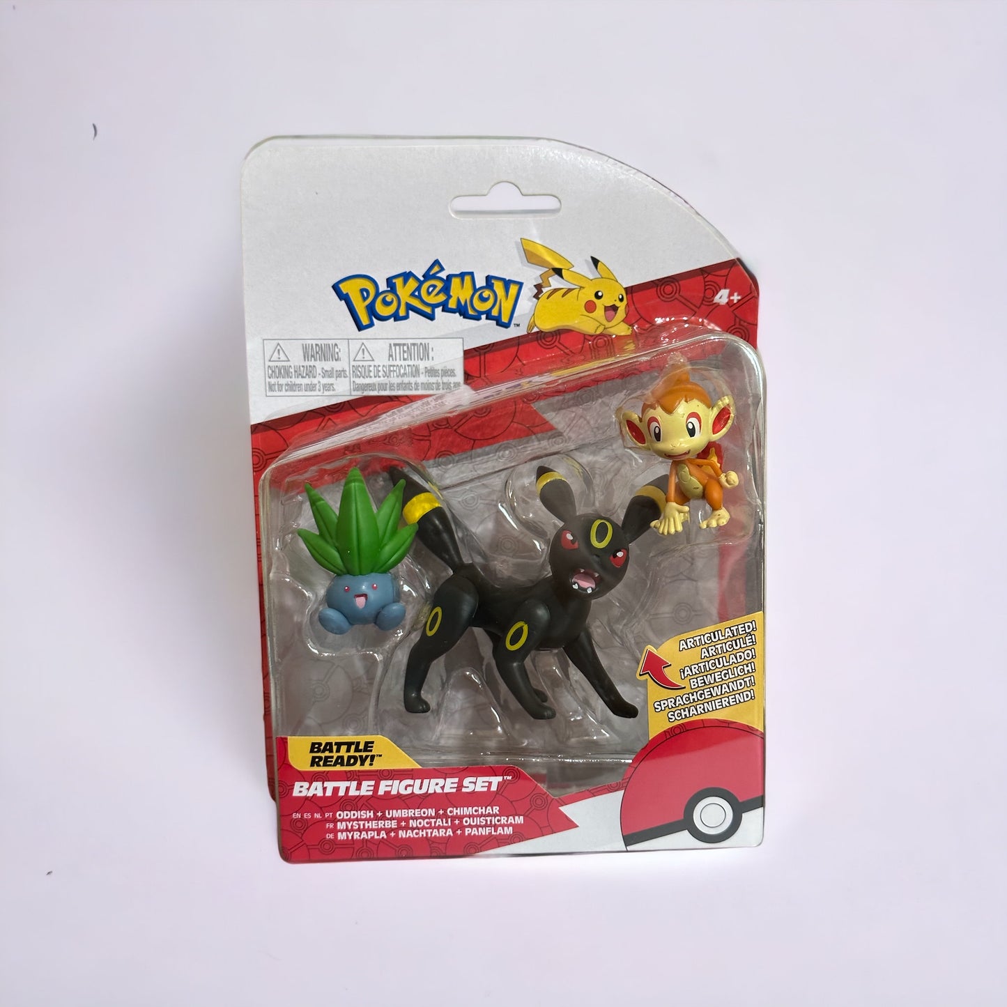 Oddish, Umbreon & Chimchar Battle Figure Set