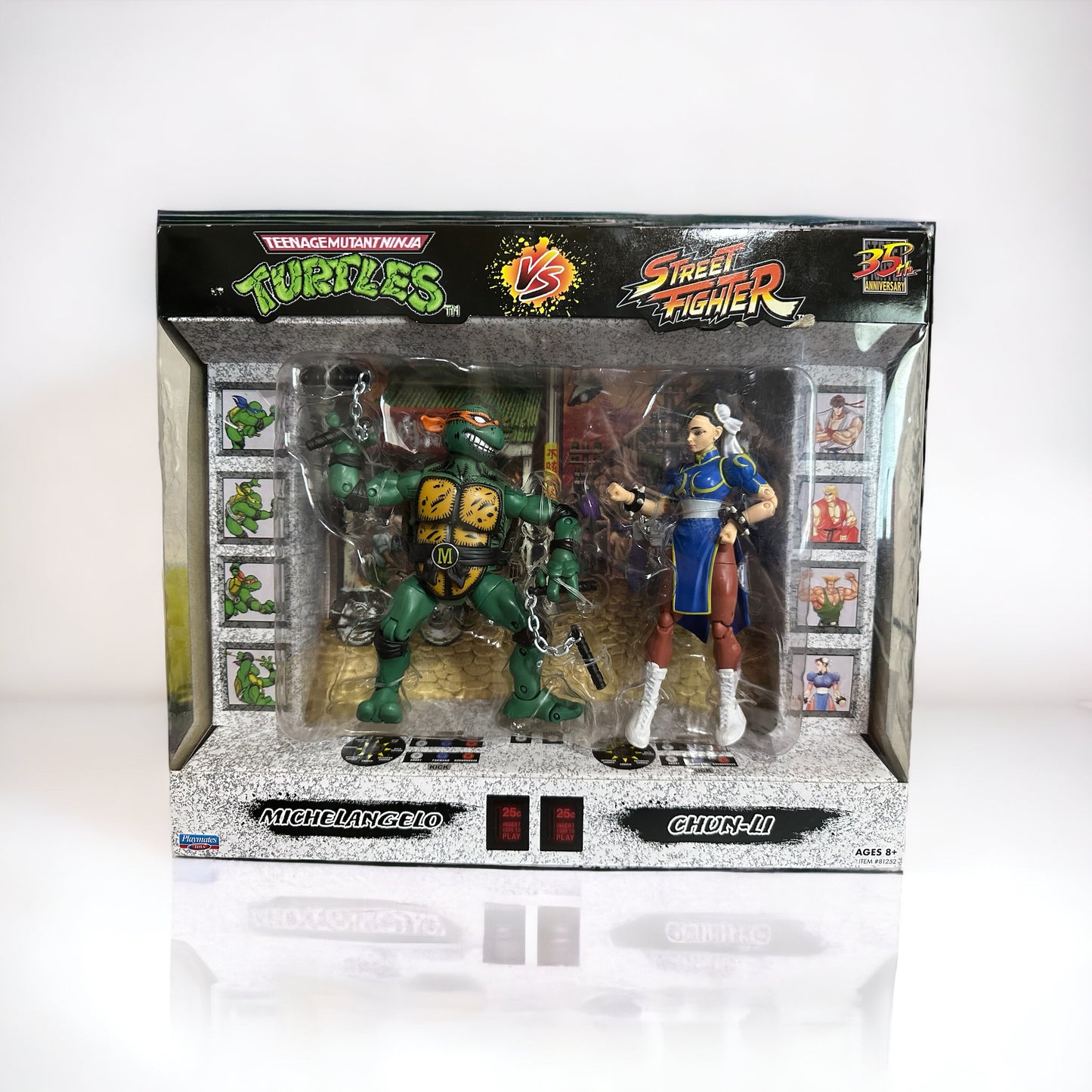 Michelangelo vs Chun-Li - Tortugas Ninja vs Street Fighter