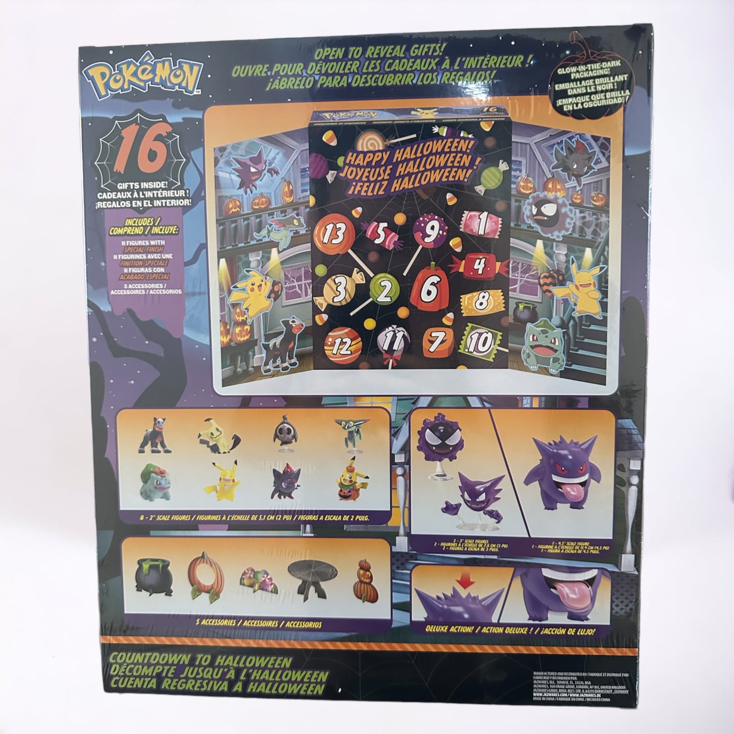 Calendario de Halloween Pokemon - Jazwares 2023