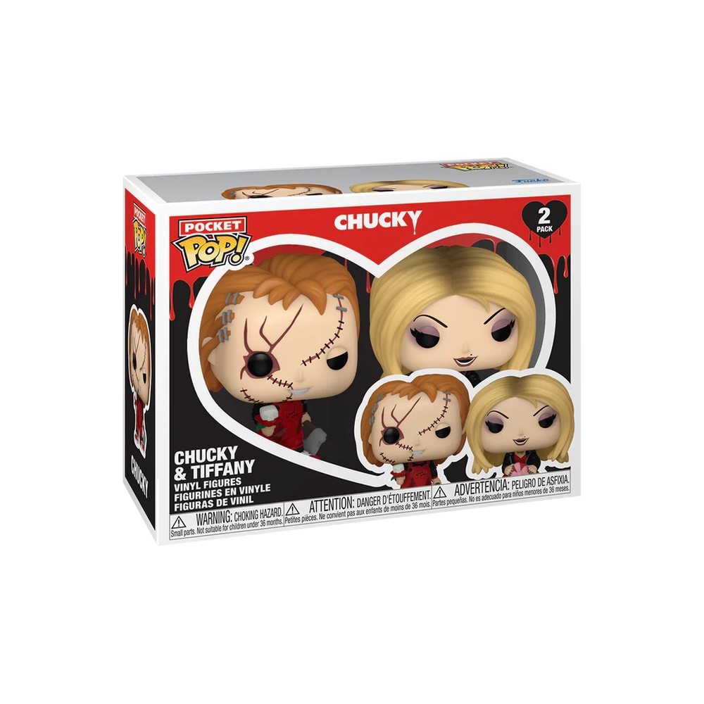 Chuky & Tiffany 2 Pack San Valentin - Funko Pocket Pop