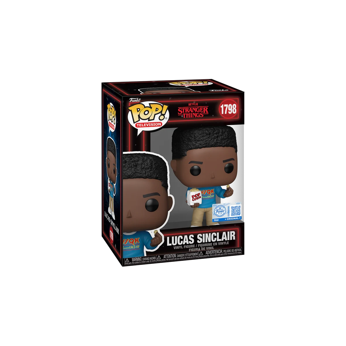 Lucas Sinclair - Netflix Stranger Things 1798 - Funko Pop [EDICION ESPECIAL]