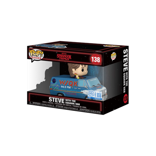 Steve With The Squawk Van - Netflix Stranger Things 130 - Funko Pop Rides [EDICION ESPECIAL]