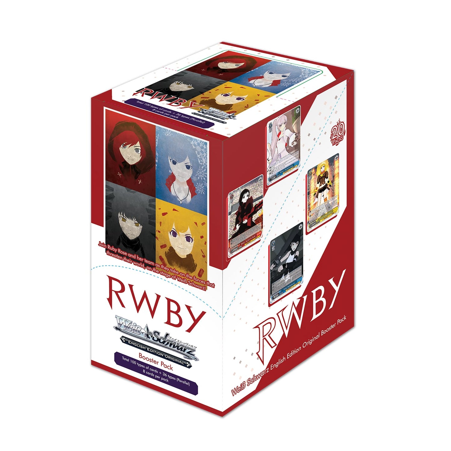 RWBY - Booster Pack (20 Boosters) - Bushiroad - Weiss Schwarz