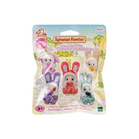 Figura Sorpresa Baby Cutie Collectibles Colorful Bunny Costume Babies - Sylvanian Families