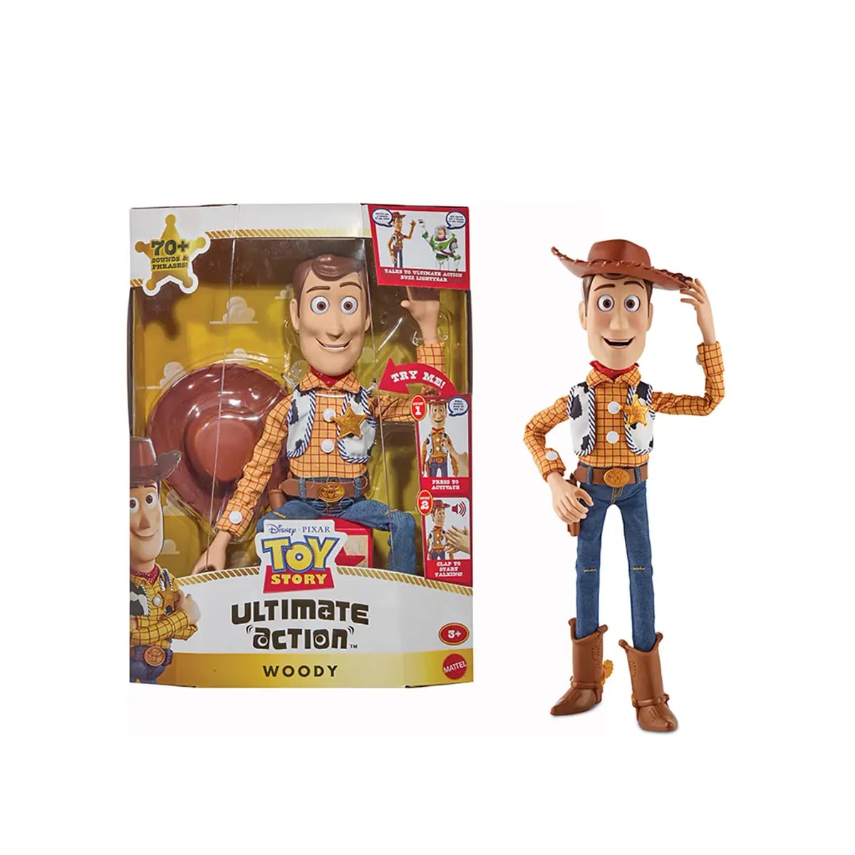 Woody Toy Story Ultimate Action - Mattel