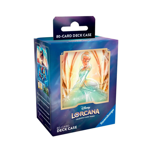 Deck Box Cinderella: Ballroom Sensation para 80 cartas - Disney Lorcana