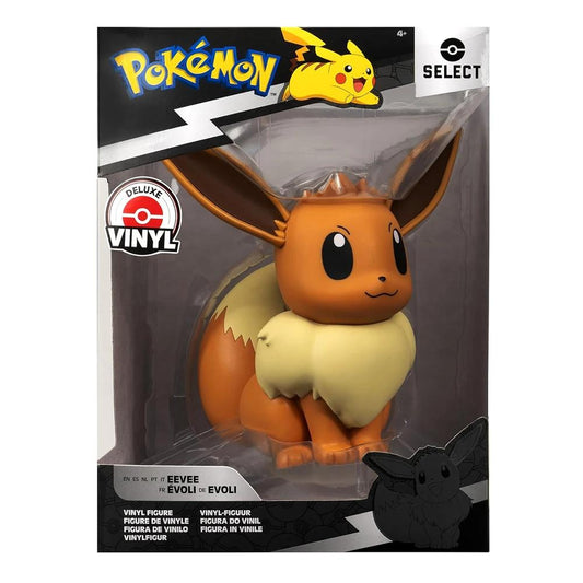 Deluxe Vinyl Figura Eevee Grande 20cm - Select Jazwares S3