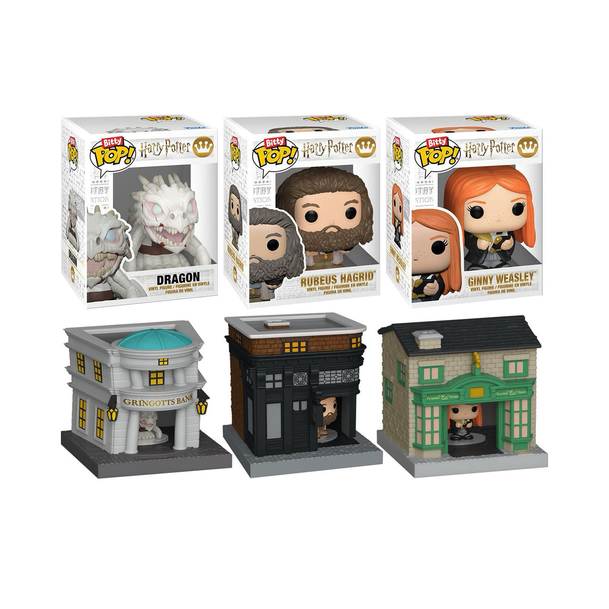 Diagon Alley 3 Pack - Harry Potter - Funko Bitty Pop Town