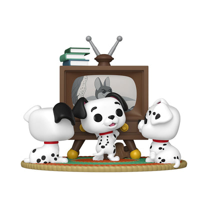 Rolly, Patch & Lucky With TV 1664 - Disney - Funko Pop Moment