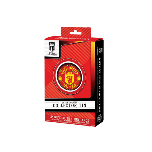2026/27 Soccer Clubs Sets: Collector Tin - Manchester United - Topps