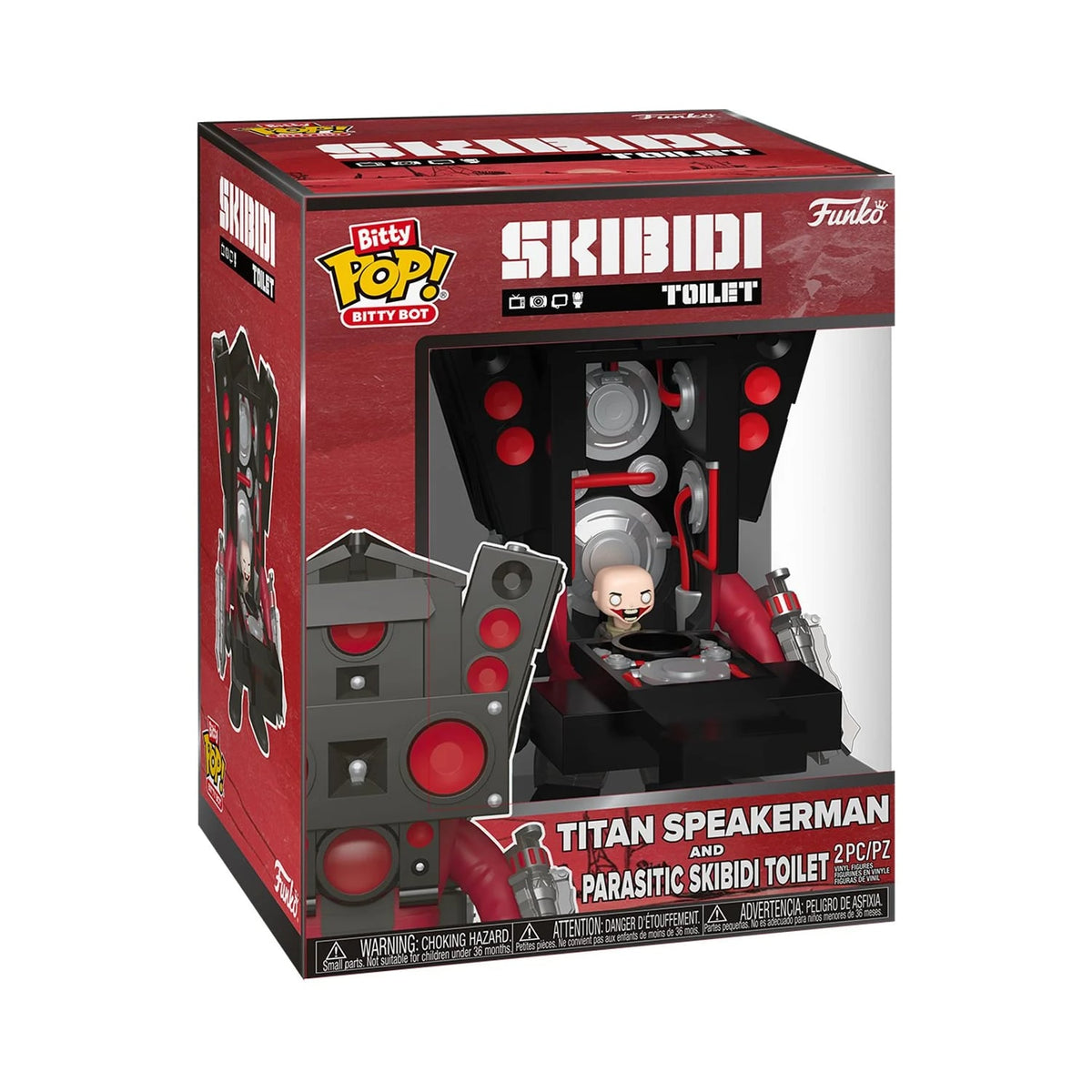 Titan Speakerman - Skibidi Toilet - Funko Bitty Pop Bot