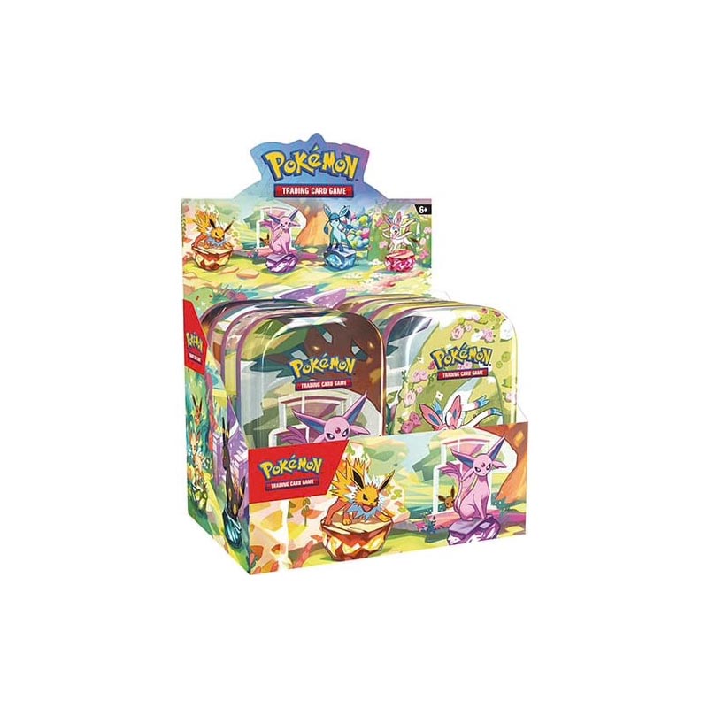 Mini Tins Display (8 latas) - Prismatic Evolutions [ESPAÑOL]