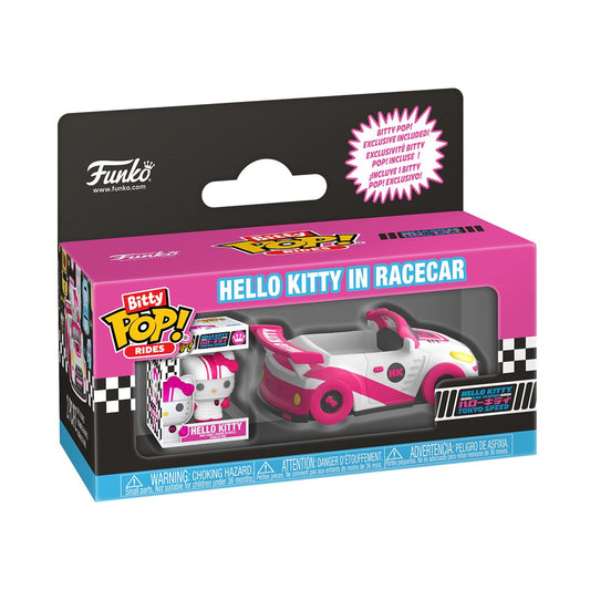 Race car con Hello Kitty - Sanrio - Funko Bitty Pop Rides