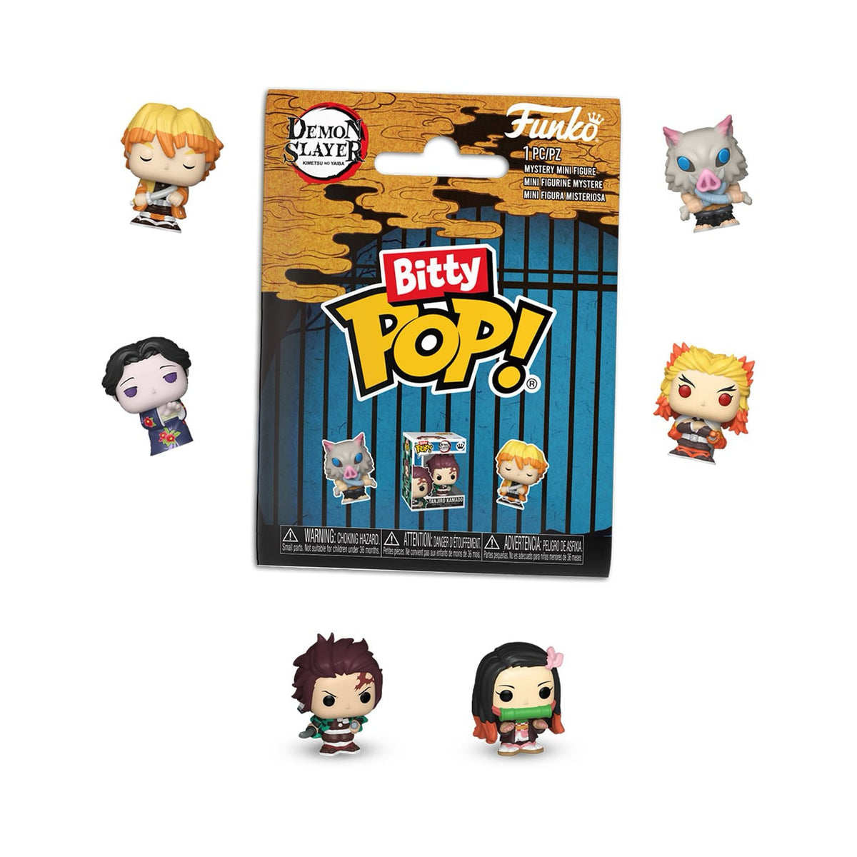 Minifigura Sorpresa - Demon Slayer - Funko Bitty Pop (1pz)