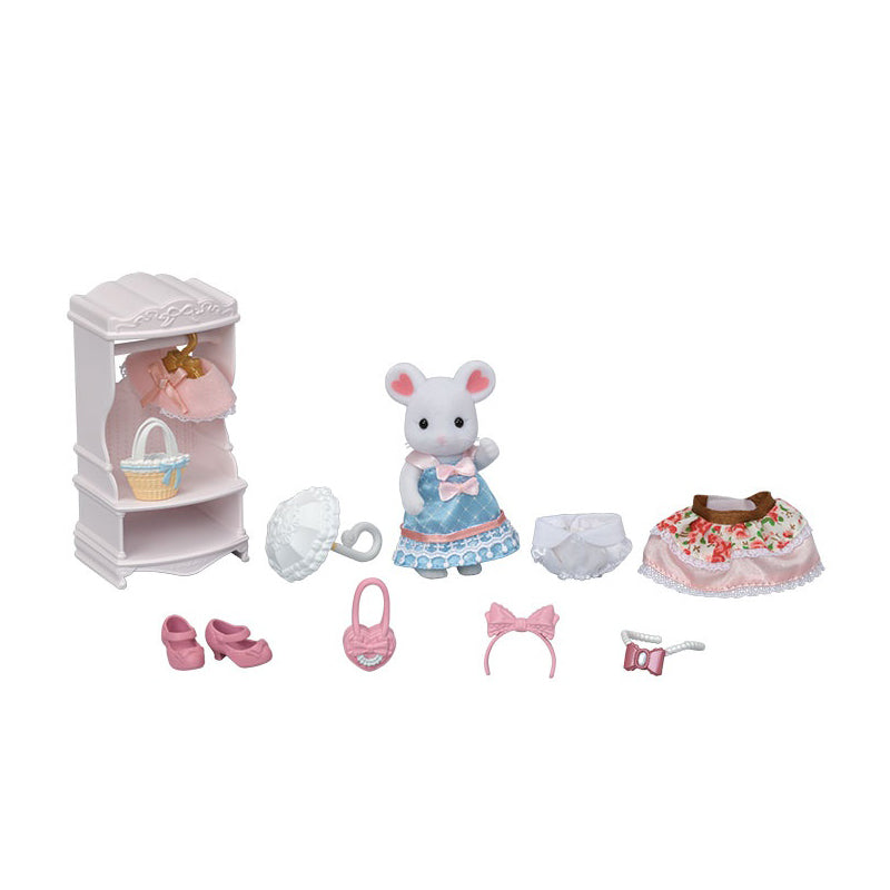 Street Fashion Outfit Set -Sweet Ribbon Collection- - Sylvanian Families (Version Japonesa)